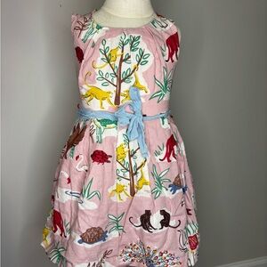 Kids Animal Print Dress - Pink